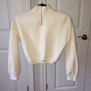 Light pink cropped sweater